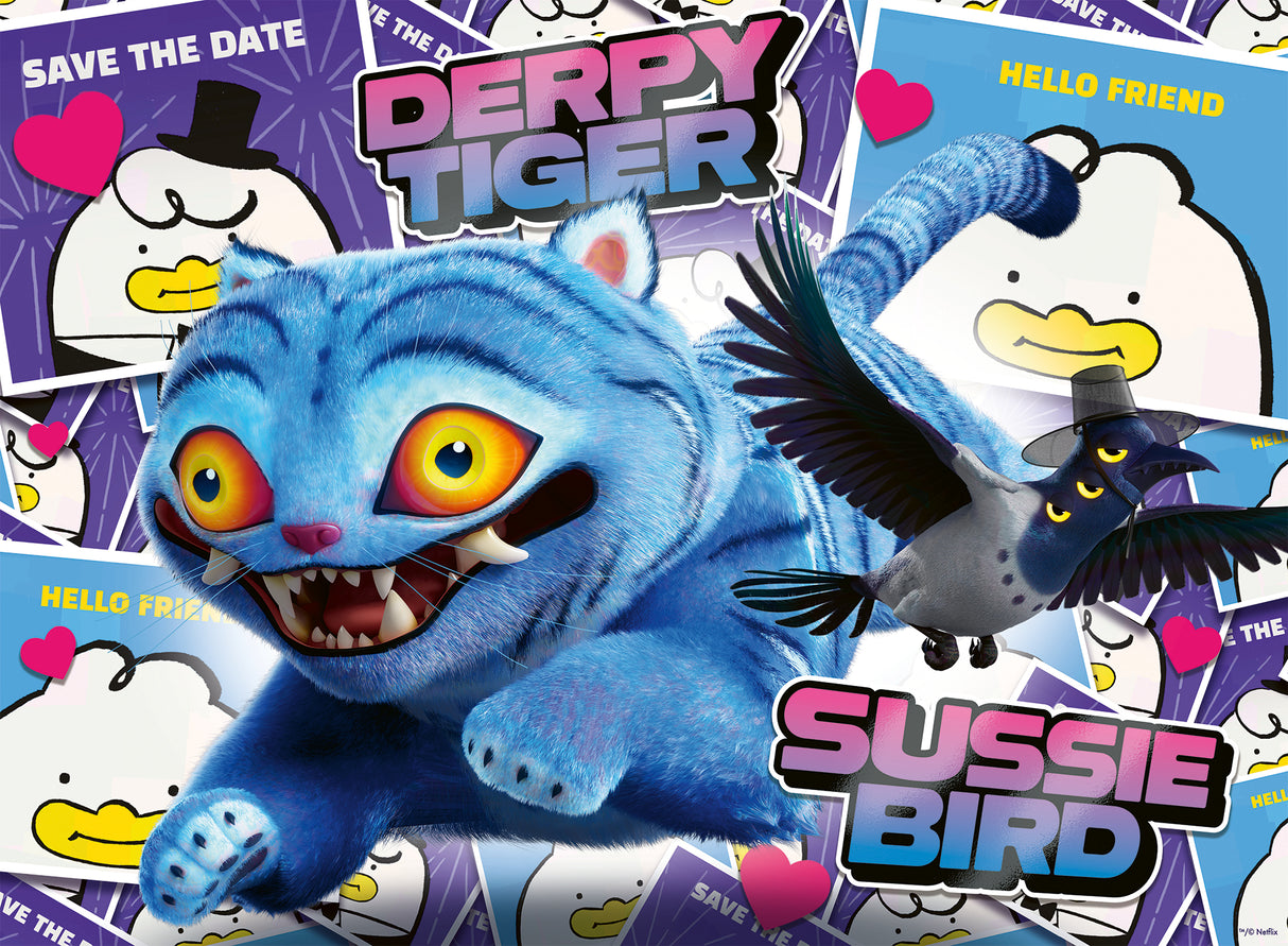 Ravensburger - Derpy Tiger & Sussie Bird 100 Pieces