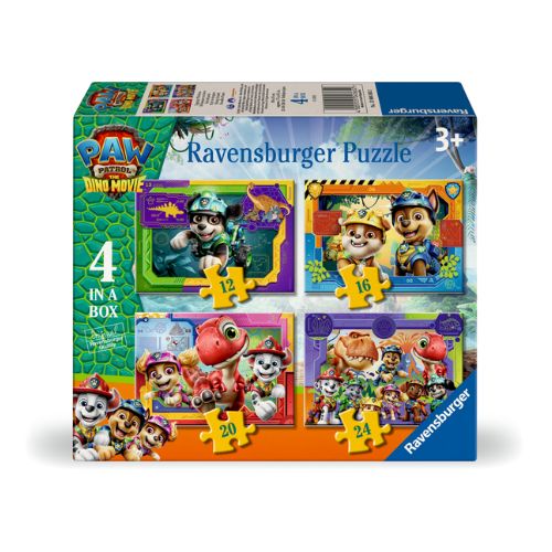 Ravensburger - Paw Patrol 3 - The Dino Movie Puzzle 12/16/20/24 pieces