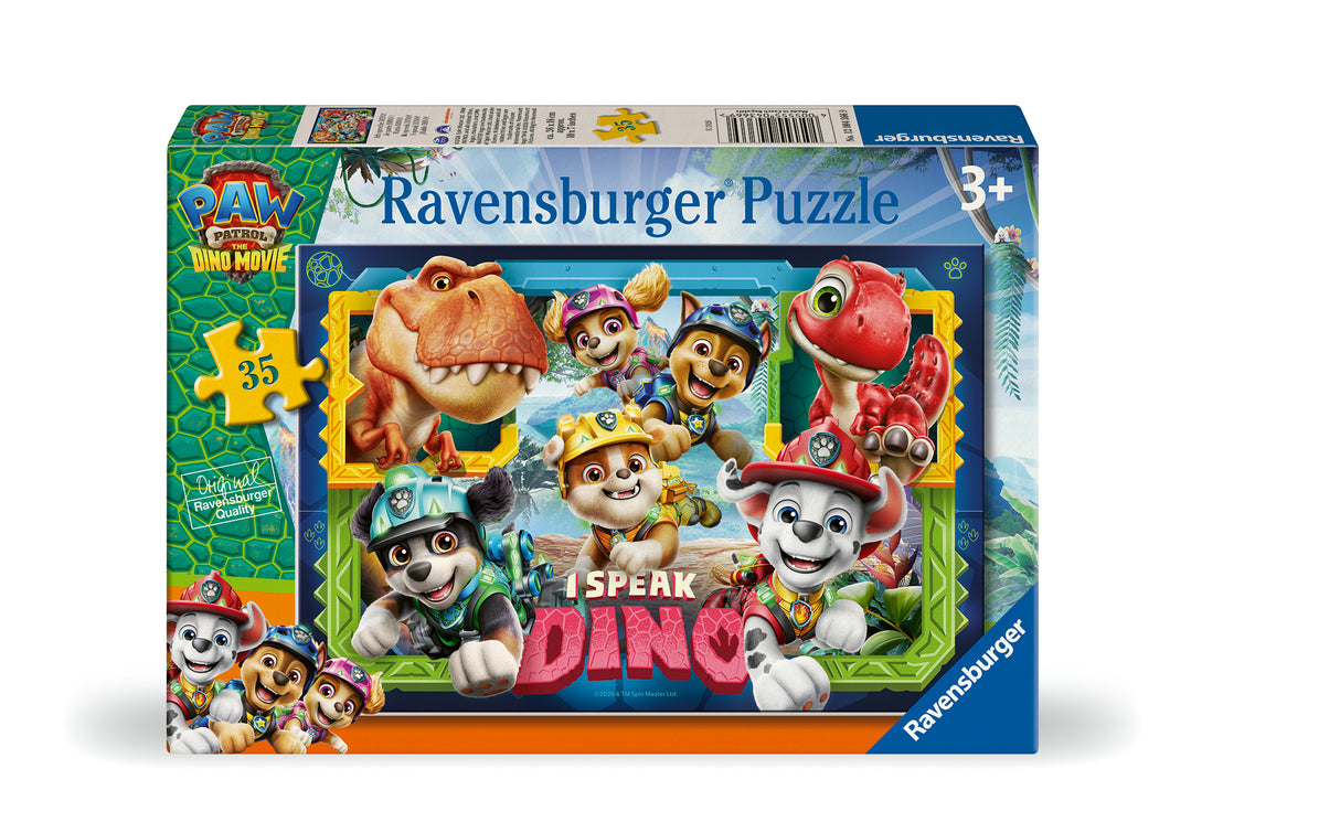 Ravensburger - Paw Patrol 3 Dino Movie Puzzle 35 pieces