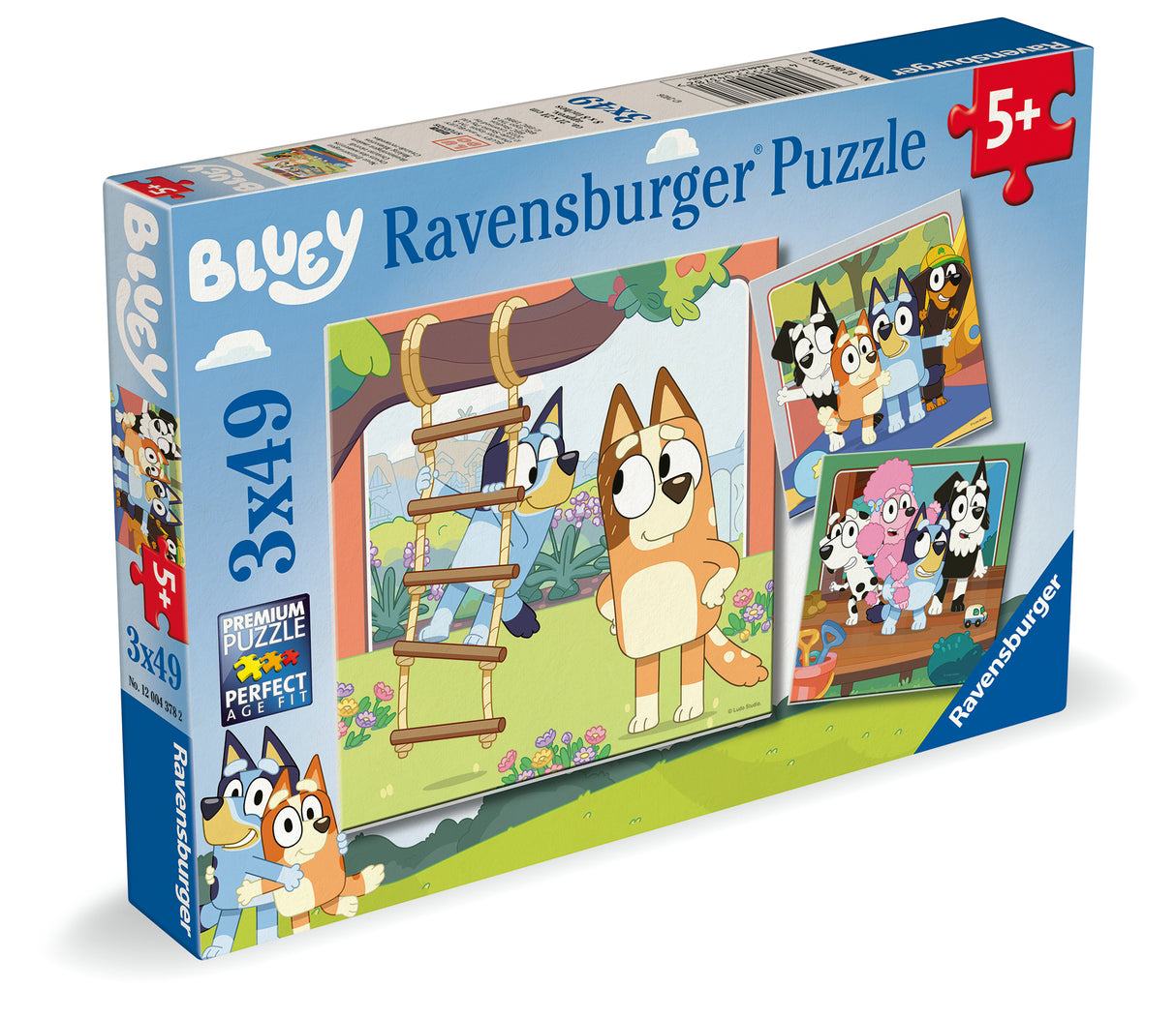 Ravensburger - Bluey Puzzle 3x49 pieces