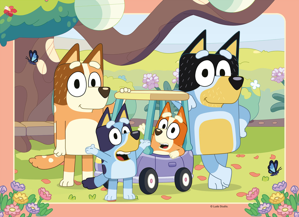 Ravensburger - Bluey Bumper Pack Puzzle 4x42 pieces
