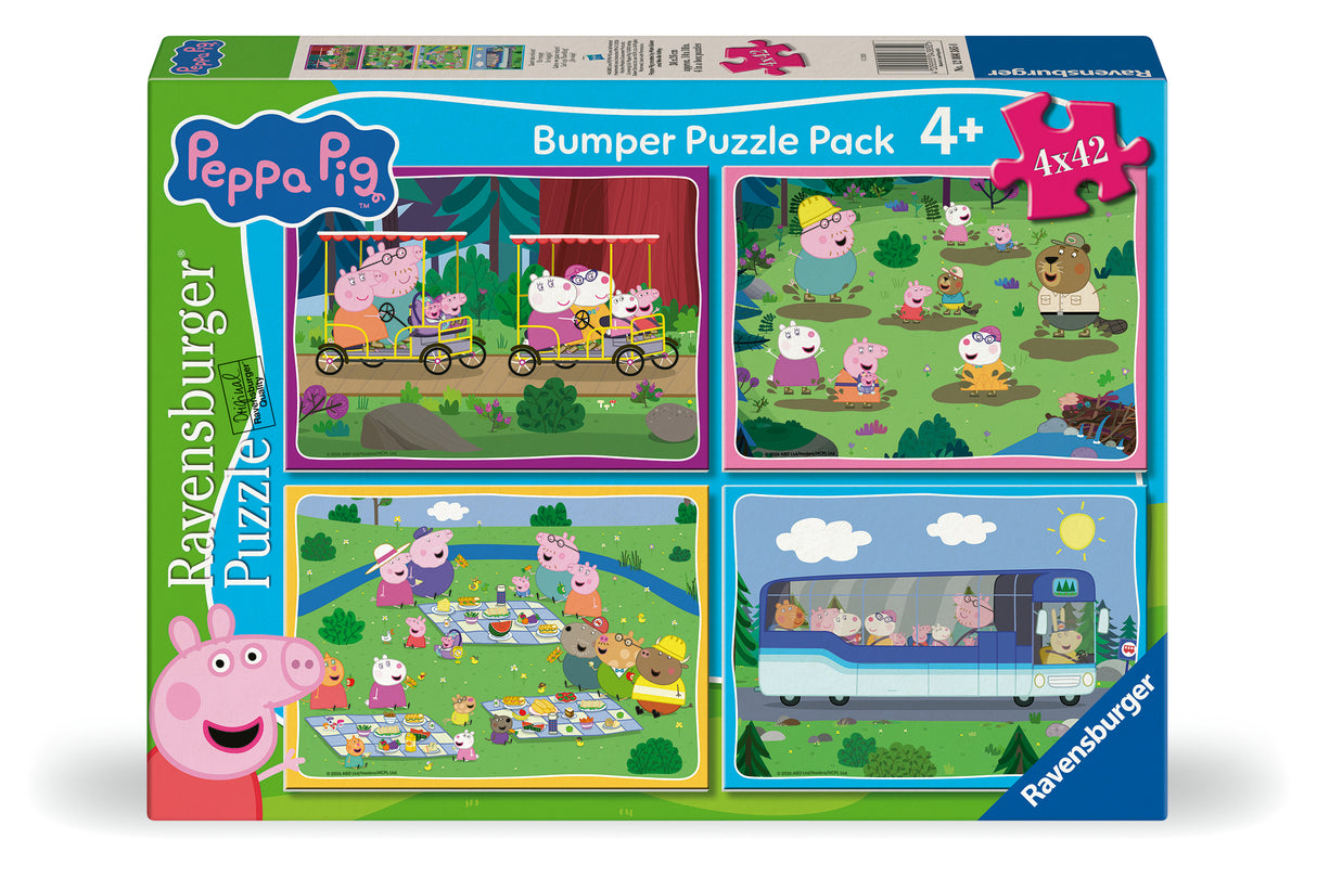 Ravensburger - Peppa Pig Bumper Pack Puzzle 4x42 pieces