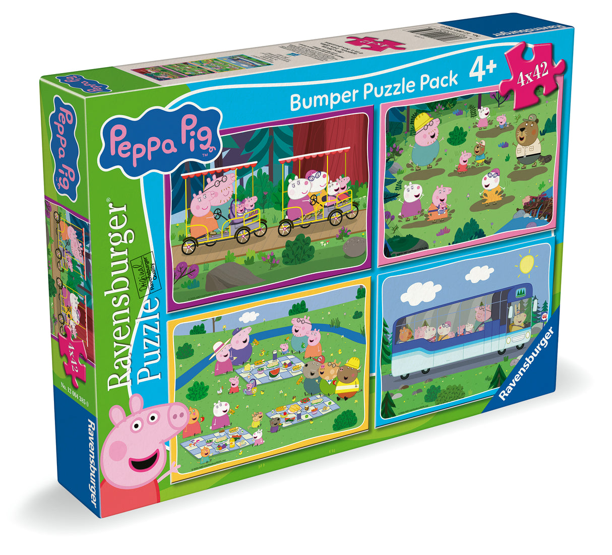 Ravensburger - Peppa Pig Bumper Pack Puzzle 4x42 pieces