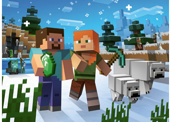 Ravensburger Minecraft Bumper Pack Puzzle 4x100 Pieces - Modern Brands Australia