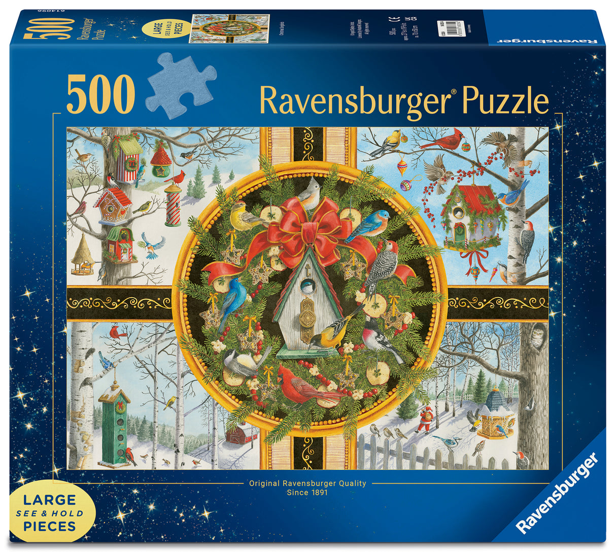 Ravensburger - Christmas Songbirds Puzzle 500 Pieces