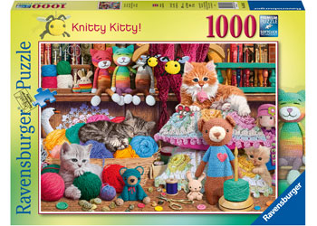 Rburg - Knitty Kitty! Puzzle 1000p - Modern Brands Australia
