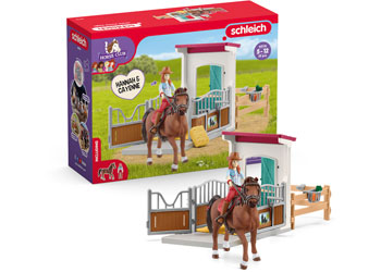 Schleich - Horsebox Hannah & Cayenne - Modern Brands Australia