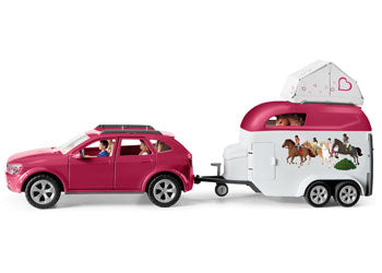 Schleich - Horse Adventures with Car And Trailer - Modern Brands Australia