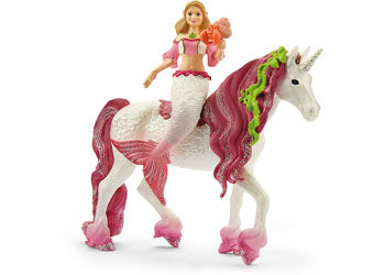 Schleich - Mermaid Feya On Underwater Unicorn - Modern Brands Australia