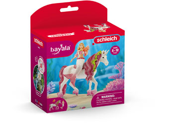 Schleich - Mermaid Feya On Underwater Unicorn - Modern Brands Australia