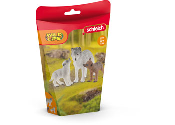 Schleich - Mother Wolf with Pups - Modern Brands Australia
