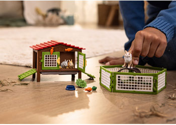 Schleich - Rabbit hutch 2025 Release - Modern Brands Australia