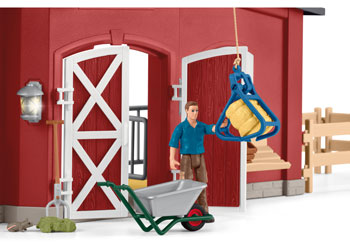 Schleich - Red Barn with Animals & Accessories - Modern Brands Australia