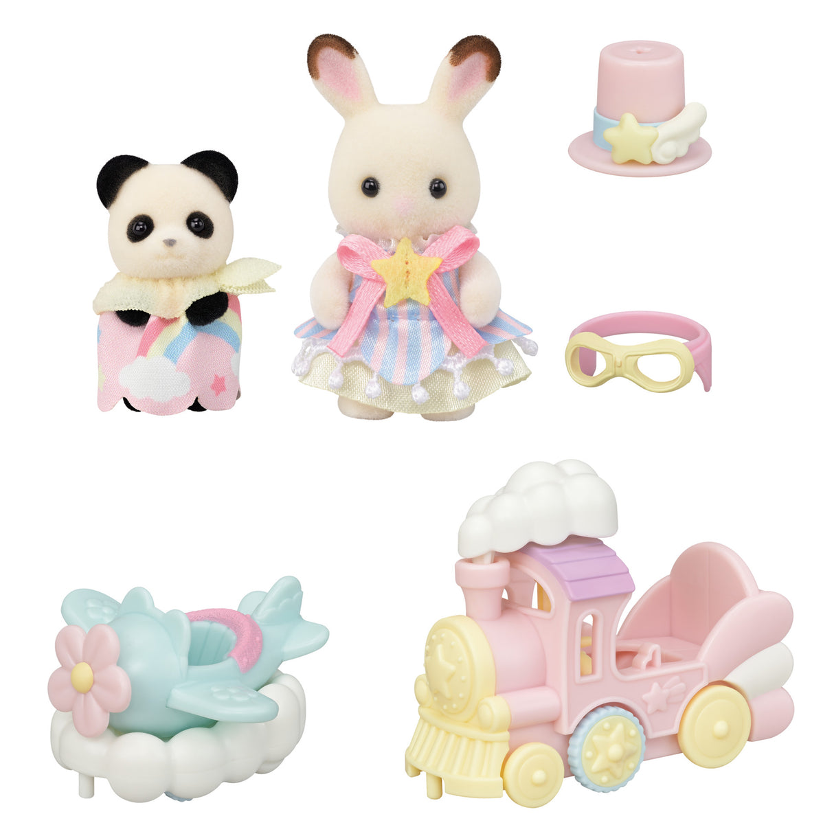 SF - Amusement Park Ride Set -Plane & Train - Modern Brands Australia