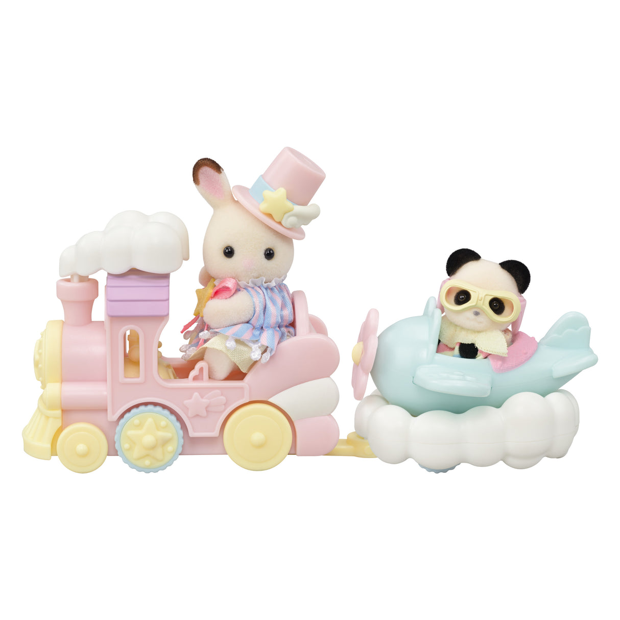 SF - Amusement Park Ride Set -Plane & Train - Modern Brands Australia