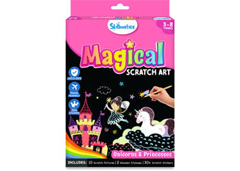 Skillm Magical Scratch Art Unicorns & Princesses - Modern Brands Australia