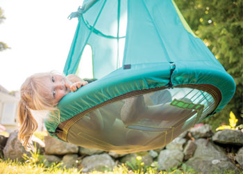 Slackers - Teal Swing House with 40" Swing - Modern Brands Australia