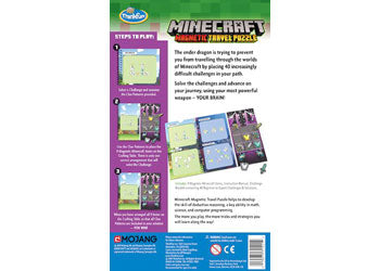 ThinkFun - Minecraft Magnetic Travel Puzzle CDU6 - Modern Brands Australia
