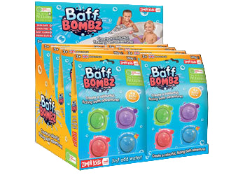 Baff Bombz - 4 Pack Round CDU8 - Modern Brands Australia