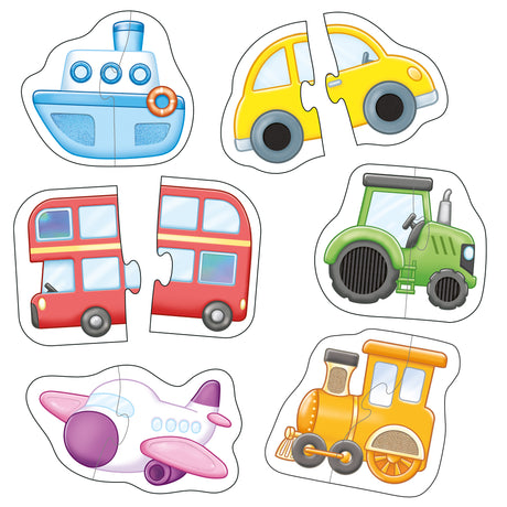 Orchard Toys - Match & Feel Vehicle 2 Pieces Puzzles
