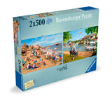 Ravensburger - Picturesque Norfolk Puzzle 2x500 Pieces