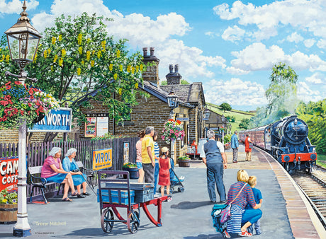 Ravensburger - Railway Heritage 1 Corfe & Oakworth 2x500 Pieces