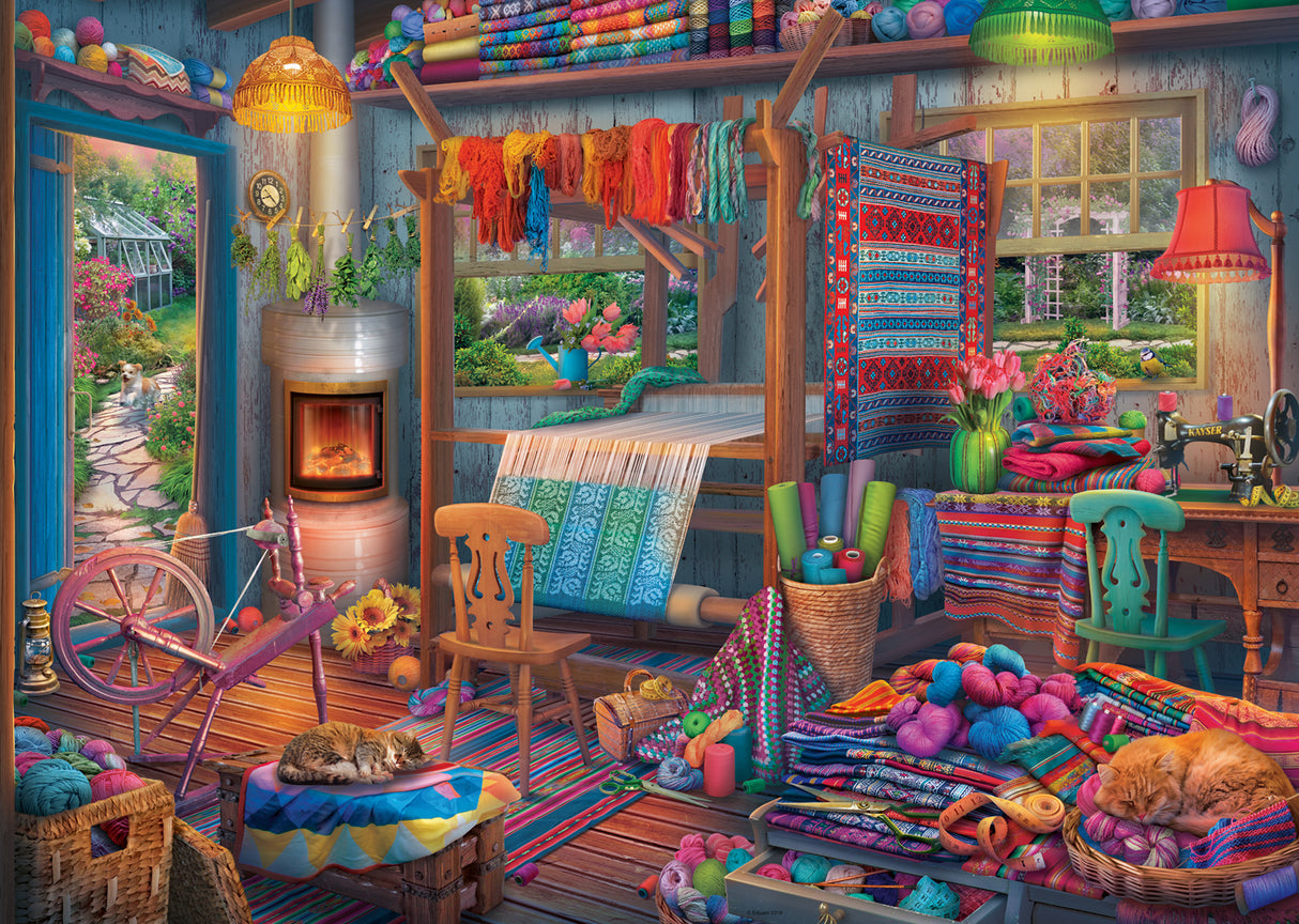 Ravensburger - The Weaver's Loom Puzzle 1000 Pieces