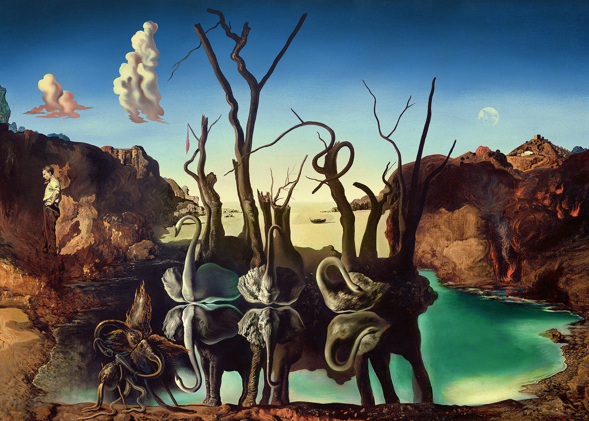 Ravensburger - Salvador Dali: Swans Reflecting Elephants Puzzle 1000 pieces