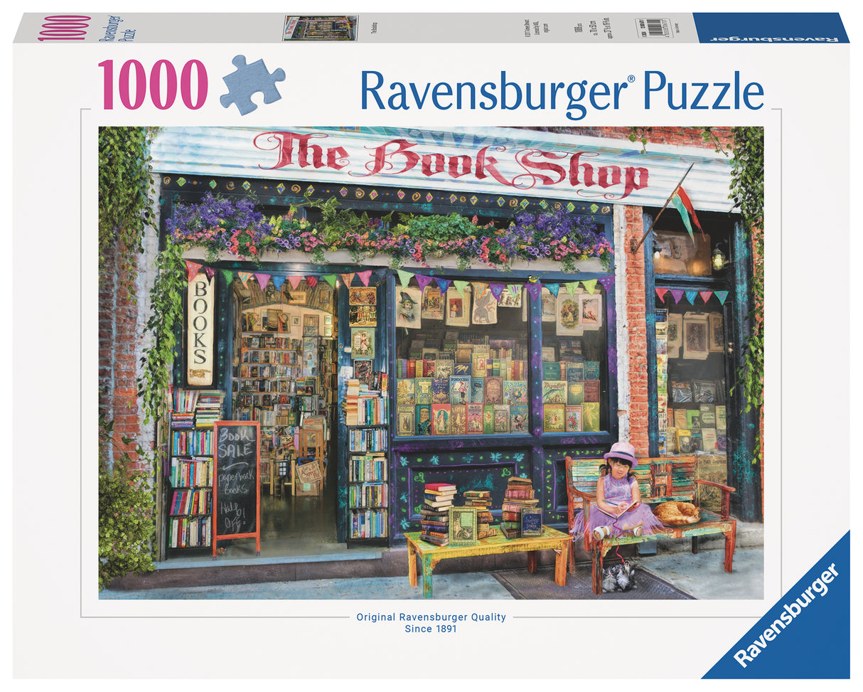 Ravensburger - The Bookshop Puzzle 1000 Pieces