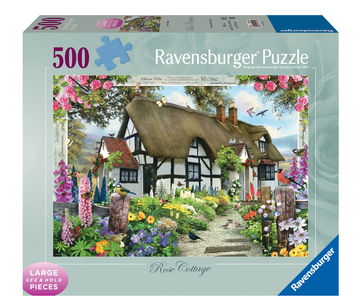 Ravensburger - Rose Cottage Puzzle 500 Pieces