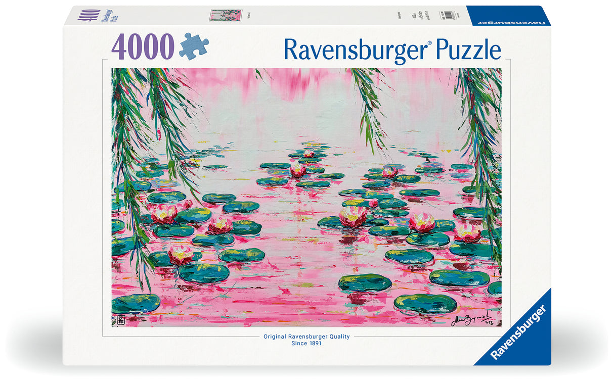 Ravensburger - Mauro Bergonzoli: Pink Water Lillies 4000 pieces