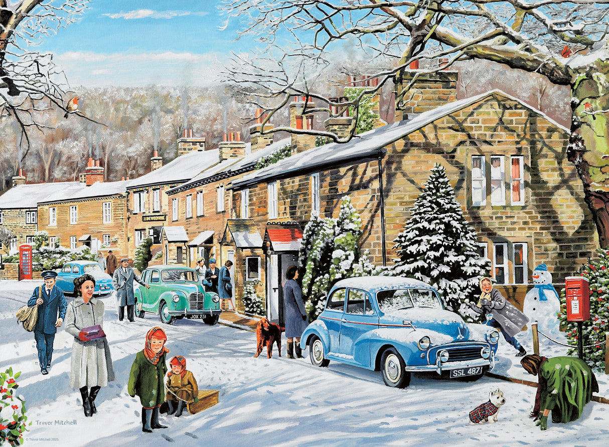 Ravensburger - Happy Days: Village Life 4x500 pieces