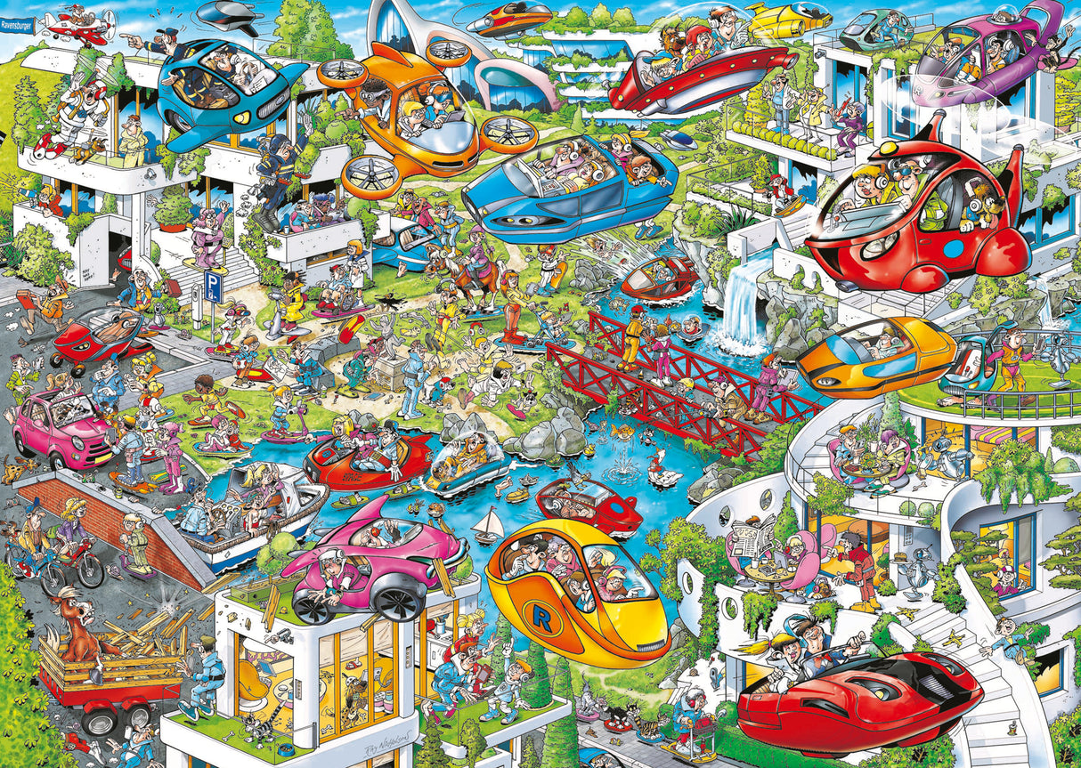 Ravensburger - Ray's Comic Series: Future Time 1000 pieces