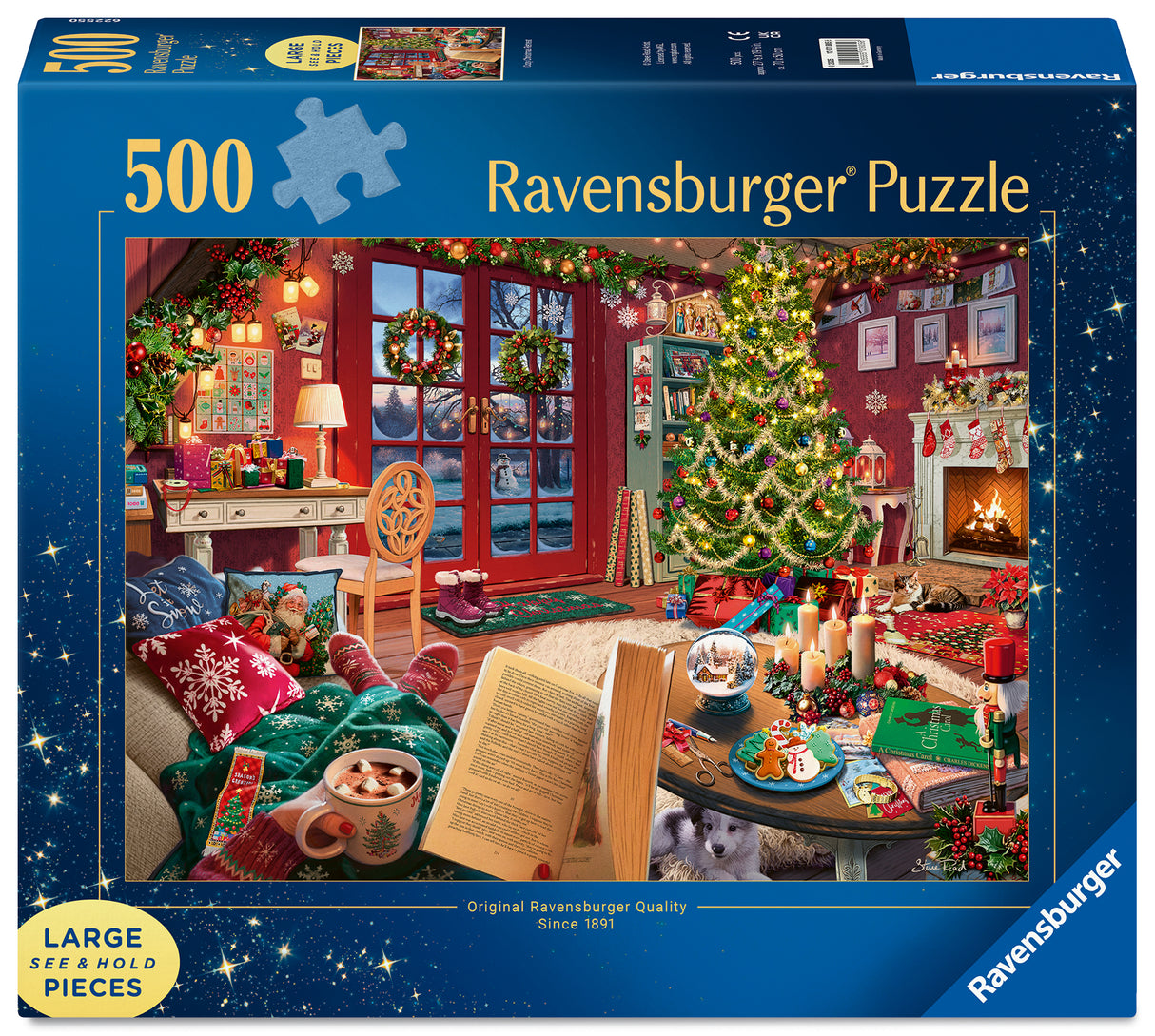 Ravensburger - Cozy Christmas Retreat 500 pieces
