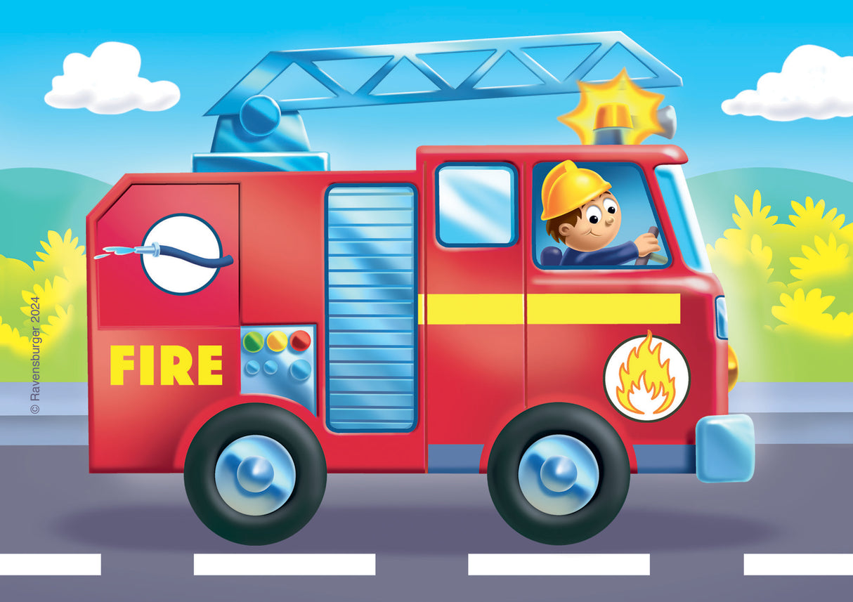 Ravensburger - Rescue Vehicles My First Puzzle 2/3/4/5 Pieces