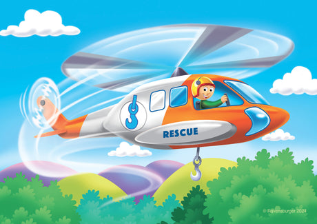 Ravensburger - Rescue Vehicles My First Puzzle 2/3/4/5 Pieces