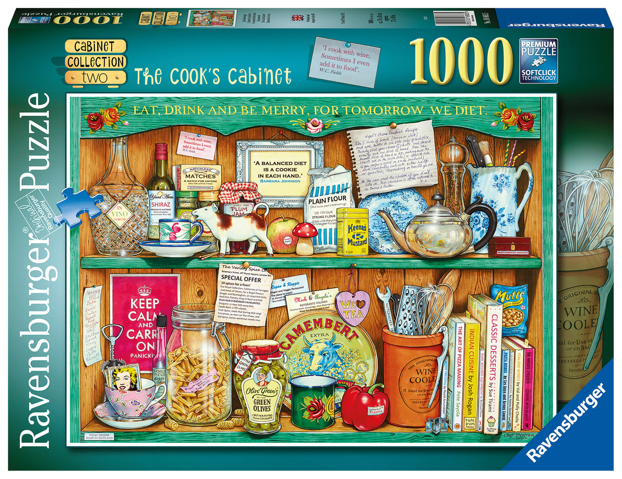 Ravensburger - The Cook's Cabinet No2 Puzzle 1000 Piece