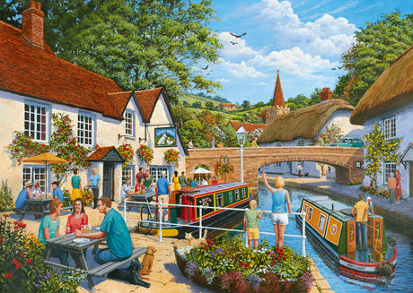 Ravensburger - Waterside Tavern Puzzle 1000 Piece