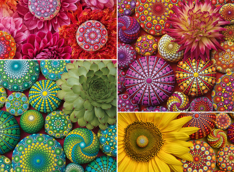 Ravensburger - Mandala Blooms Can500 Puzzle 500 Pieces