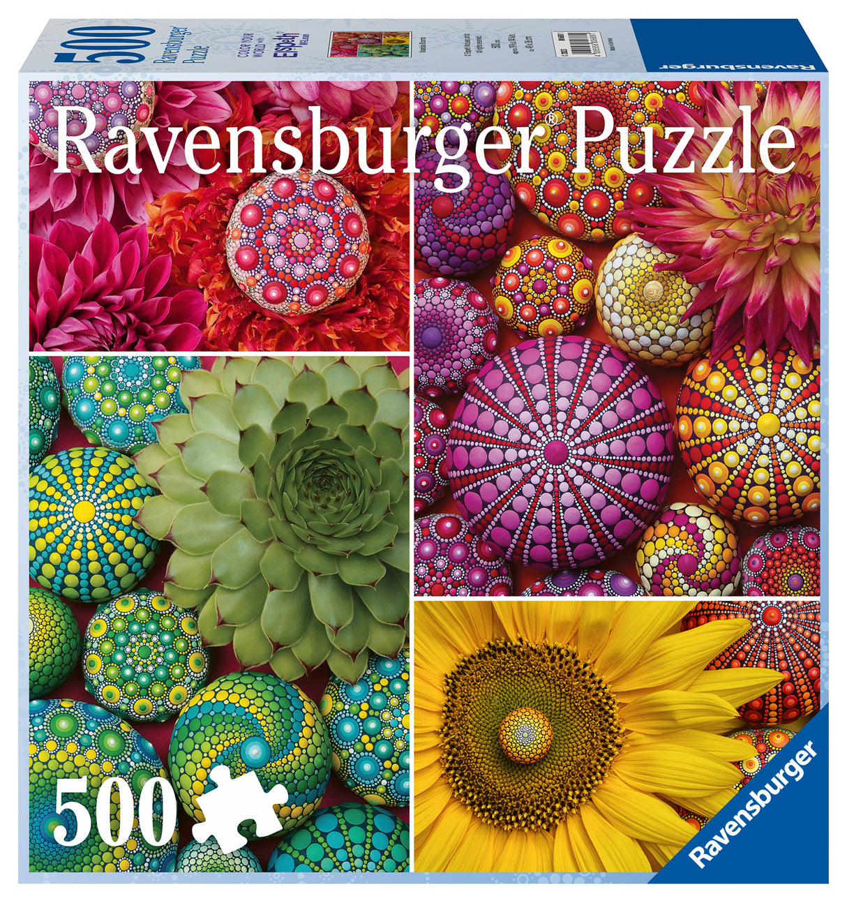 Ravensburger - Mandala Blooms Can500 Puzzle 500 Pieces