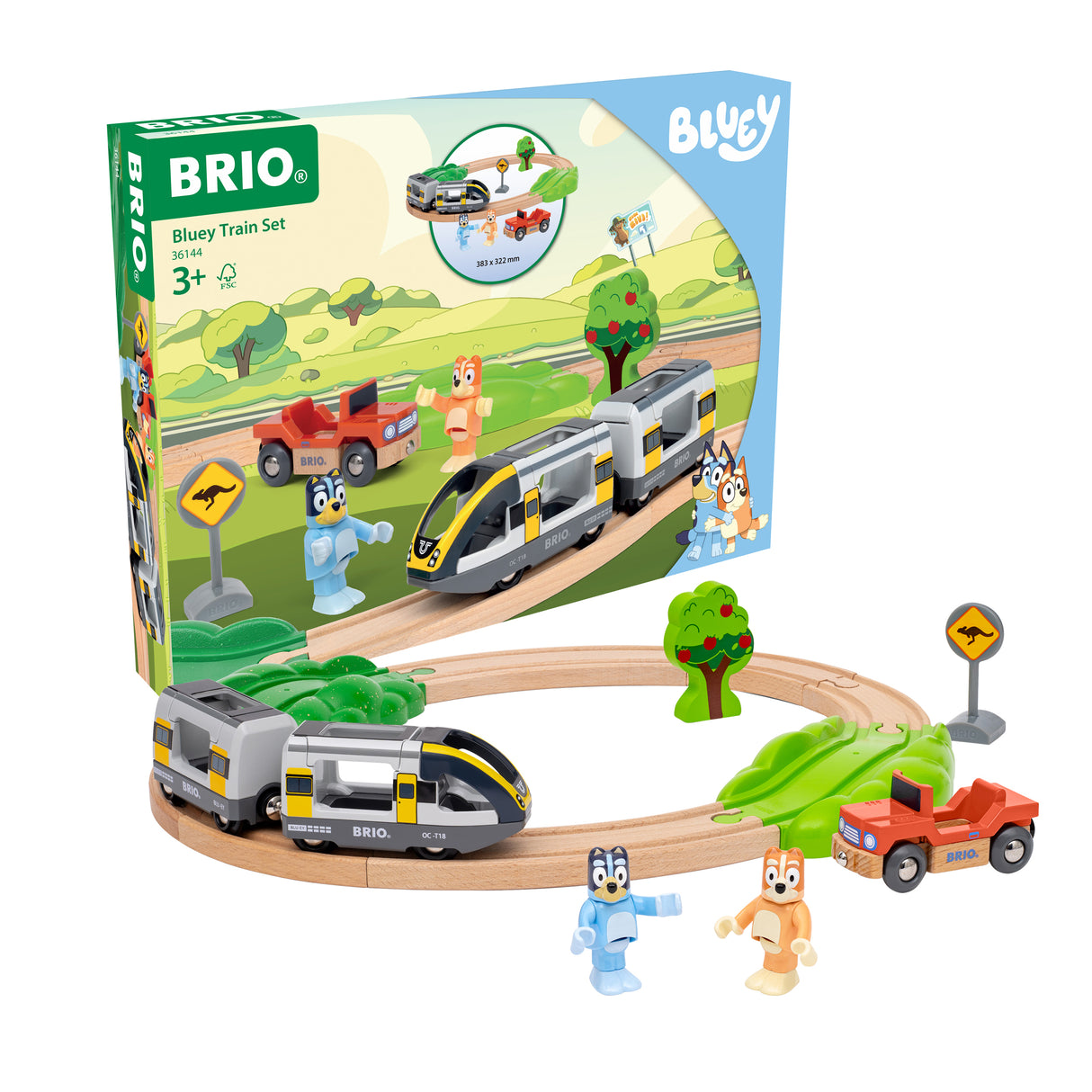BRIO - Bluey Train Set 15 pieces