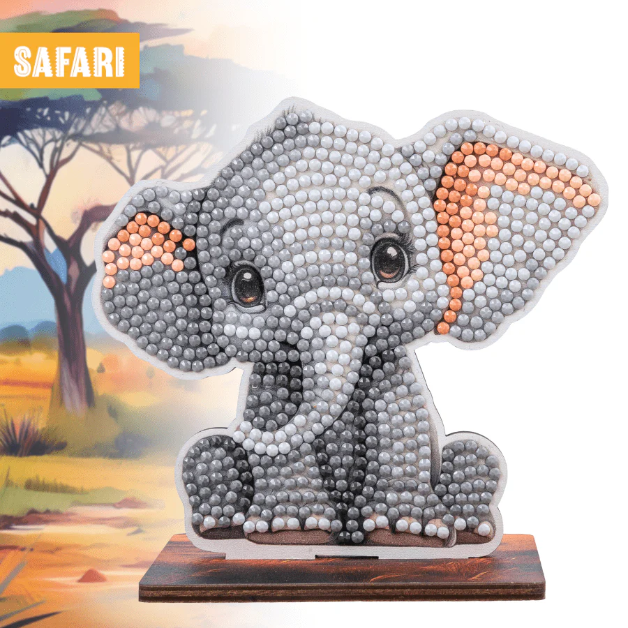 CrystalArt - Wildlife Buddies - Elephant - Modern Brands Australia