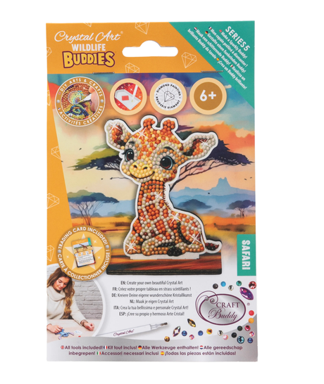 CrystalArt - Wildlife Buddies - Giraffe - Modern Brands Australia