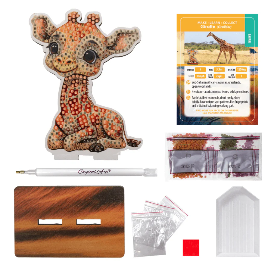 CrystalArt - Wildlife Buddies - Giraffe - Modern Brands Australia