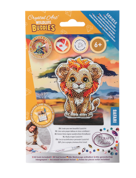 CrystalArt - Wildlife Buddies - Lion - Modern Brands Australia