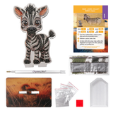 CrystalArt - Wildlife Buddies - Zebra - Modern Brands Australia