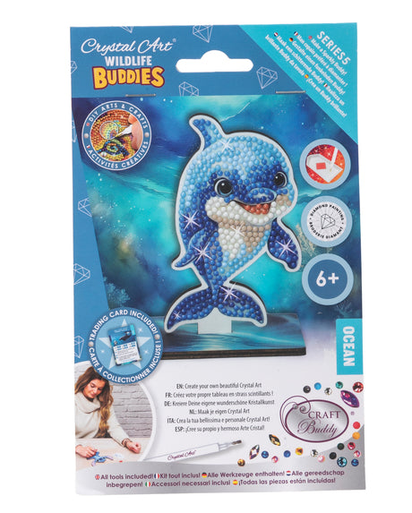 CrystalArt - Wildlife Buddies - Dolphin - Modern Brands Australia