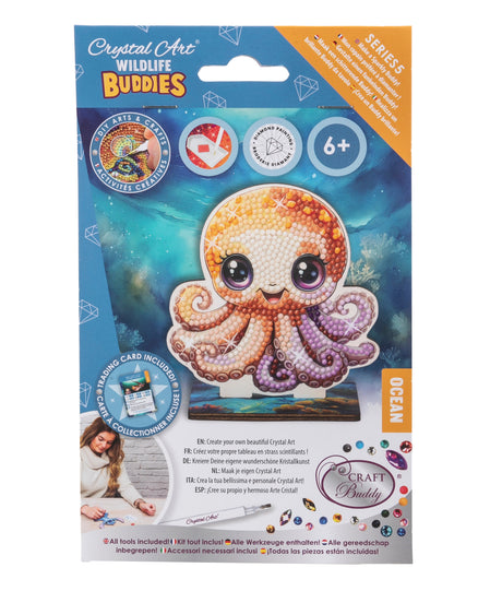 CrystalArt - Wildlife Buddies - Octopus - Modern Brands Australia