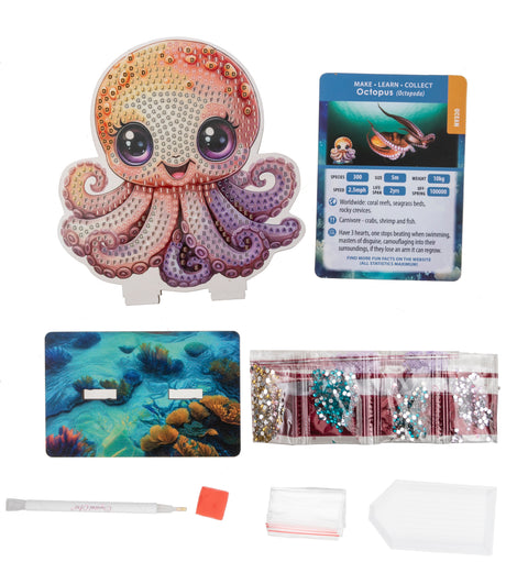 CrystalArt - Wildlife Buddies - Octopus - Modern Brands Australia