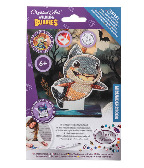 CrystalArt - Wildlife Buddies - Shark - Modern Brands Australia